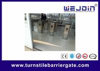 Three Arm Revolving Tripod Access Control System , Speed Gate Turnstile For Bus Station