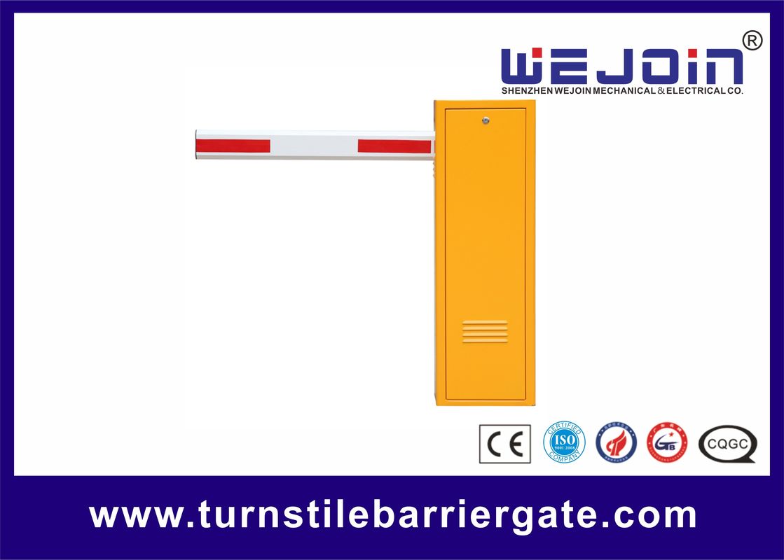 Barrier Gate Entrance Gate Security Systems with Yellow Color Housing