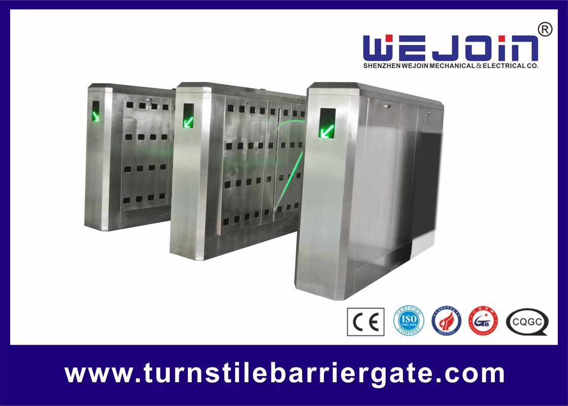 Access Control Flap Barrier Gate Electronic Turnstile High Speed For School Stadium